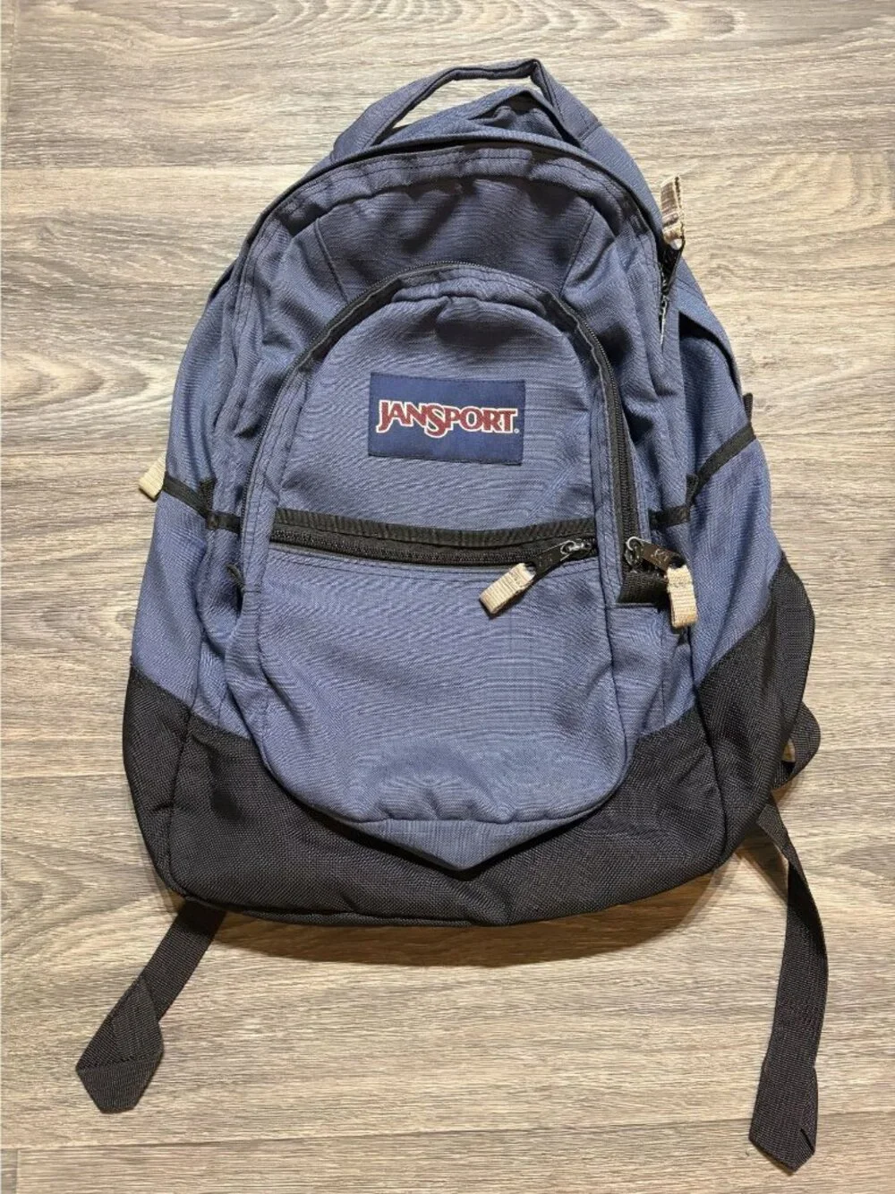 JanSport Ink Blue Rucksack Backpack 34L Multiple Compartments Organizer 00s Y2K
